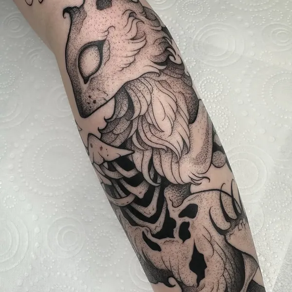 Dotwork ornament