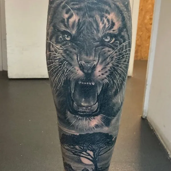 Black & grey