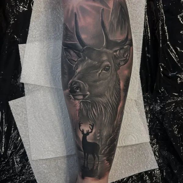 Black & grey